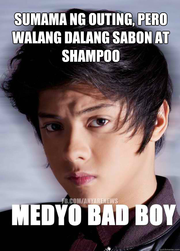 Sumama ng outing, pero walang dalang sabon at shampoo - Sumama ng outing, pero walang dalang sabon at shampoo  Medyo Bad Boy