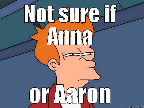 NOT SURE IF ANNA OR AARON Futurama Fry