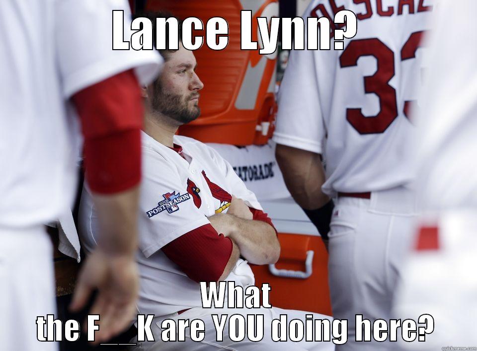 LANCE LYNN? WHAT THE F__K ARE YOU DOING HERE? Misc