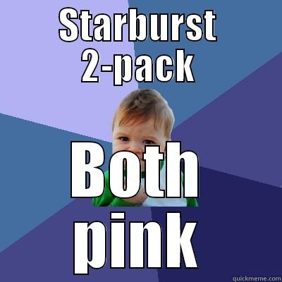 Jay Z - STARBURST 2-PACK BOTH PINK Success Kid