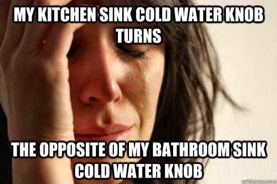kitchen sink cold water temperature