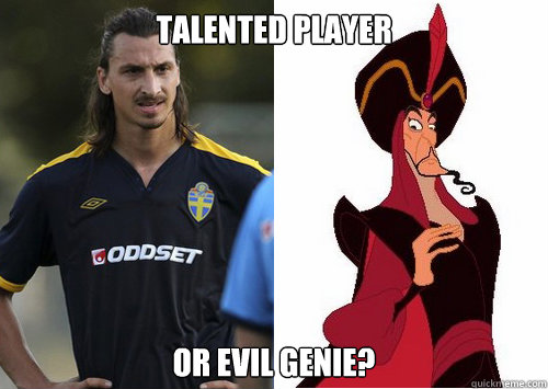 Talented Player or evil genie?  Ibrahimovic Jafar