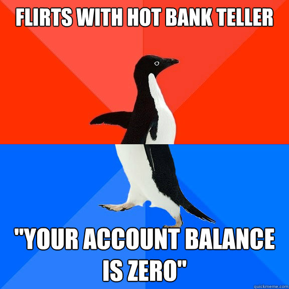 Flirts with hot bank teller 