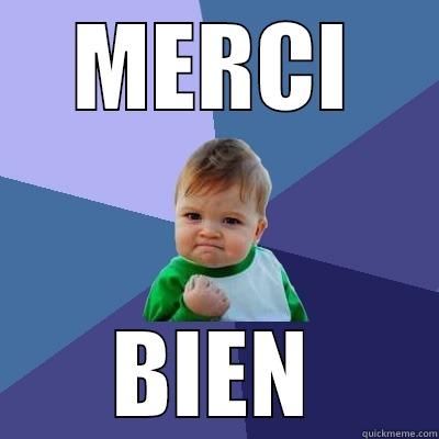 MERCI QUICK - MERCI BIEN Success Kid