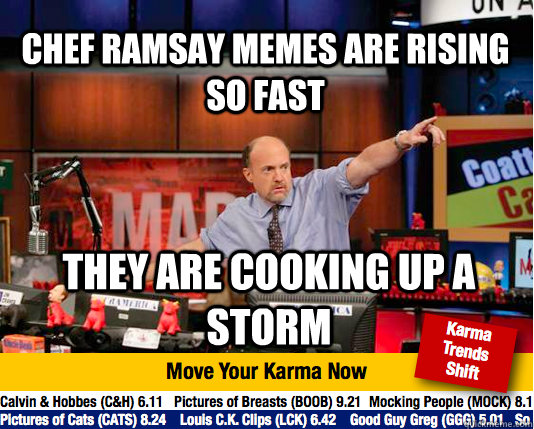 Chef Ramsay memes are rising so fast They are cooking up a storm  Mad Karma with Jim Cramer