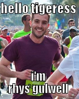 HELLO TIGERESS  I'M RHYS GULWELL Ridiculously photogenic guy