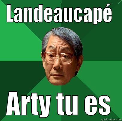 LANDEAUCAPÉ ARTY TU ES High Expectations Asian Father