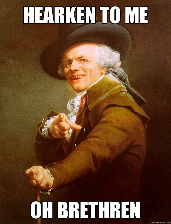 Hearken to me oh brethren  Joseph Ducreux