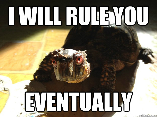 I WILL rule you eventually - I WILL rule you eventually  Tyrannic Turtle