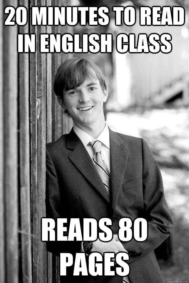 20 minutes to read in English class reads 80 pages - 20 minutes to read in English class reads 80 pages  Precocious Henry