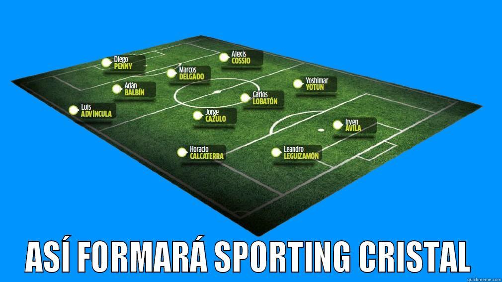  ASÍ FORMARÁ SPORTING CRISTAL Misc