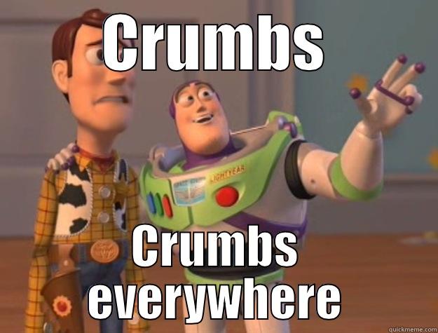 CRUMBS CRUMBS EVERYWHERE Toy Story