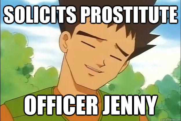 Solicits Prostitute Officer Jenny - Solicits Prostitute Officer Jenny  Bad Luck Brock