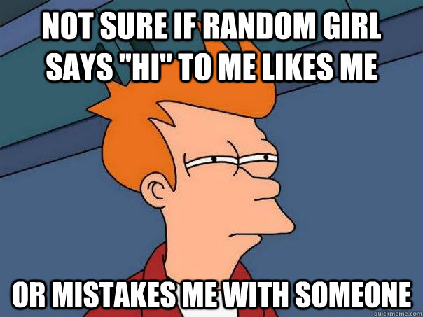 Not sure if random girl says 