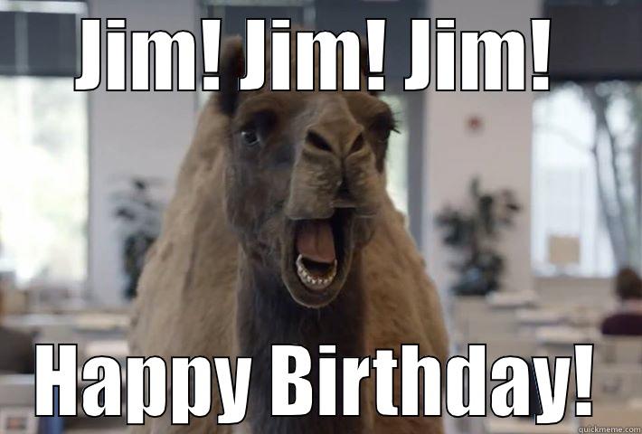 Birthday Camel - JIM! JIM! JIM! HAPPY BIRTHDAY! Misc