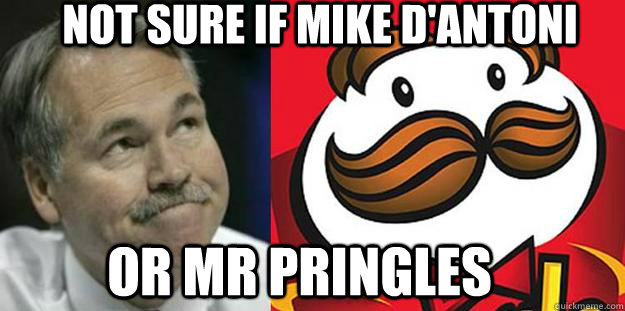 not sure if mike d'antoni or mr pringles  - not sure if mike d'antoni or mr pringles   Look a Like