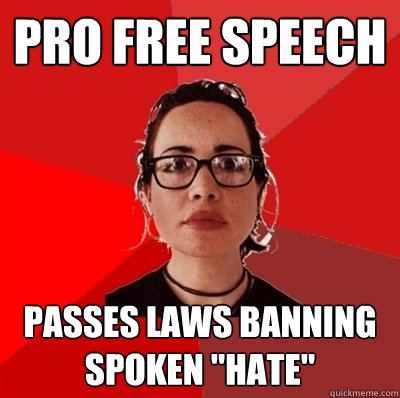 pro free speech passes laws banning spoken 