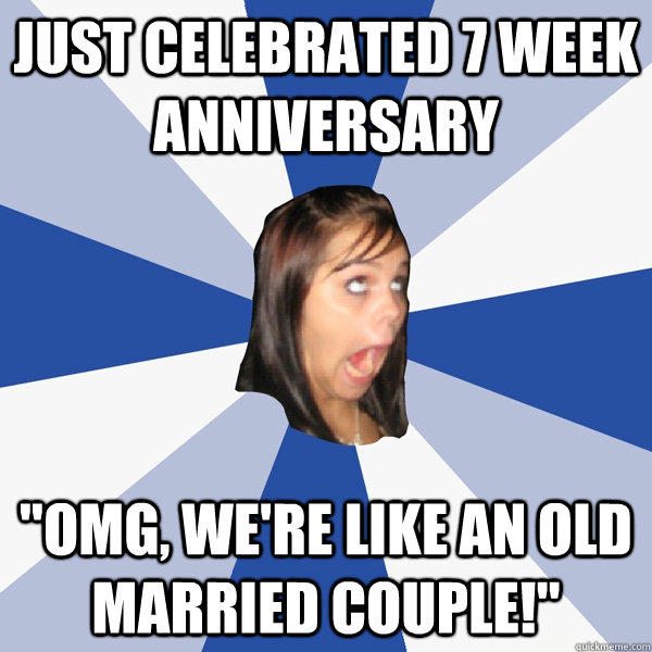 Just Celebrated 7 week anniversary 