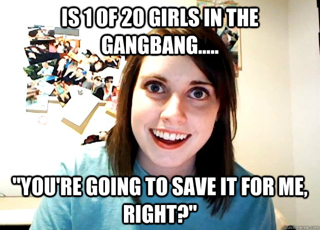 Is 1 of 20 girls in the gangbang..... 