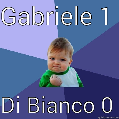 e mo nona - GABRIELE 1   DI BIANCO 0 Success Kid