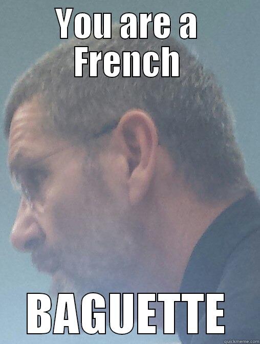 YOU ARE A FRENCH BAGUETTE Misc