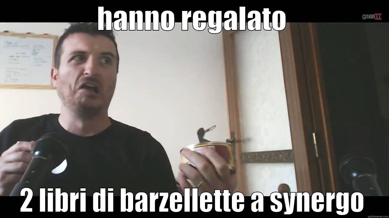 HANNO REGALATO 2 LIBRI DI BARZELLETTE A SYNERGO Misc