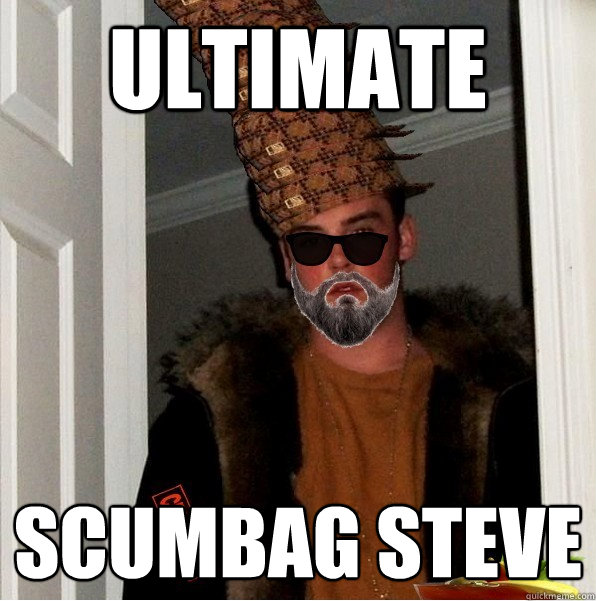 ultimate  scumbag steve  