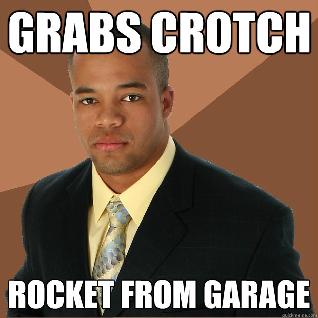 Grabs Crotch Rocket from garage  Successful Black Man