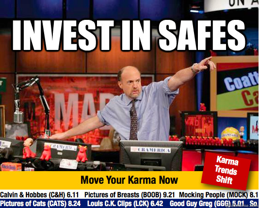 invest in safes   Mad Karma with Jim Cramer