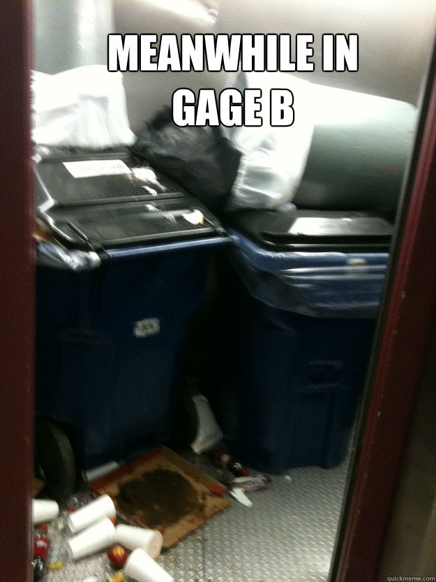 Meanwhile In gage B   