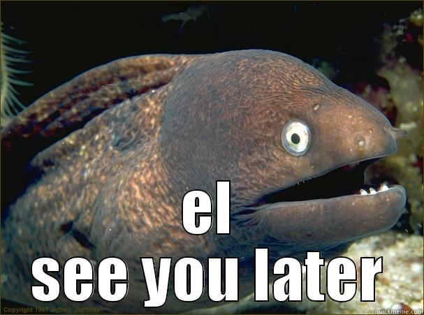 bad joke el  -  EL SEE YOU LATER Bad Joke Eel