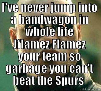 Heat Haters - I'VE NEVER JUMP INTO A BANDWAGON IN WHOLE LIFE JFLAMEZ FLAMEZ YOUR TEAM SO GARBAGE YOU CAN'T BEAT THE SPURS  Matrix Morpheus