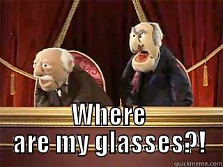 Statler and Waldorf -  WHERE ARE MY GLASSES?! Misc