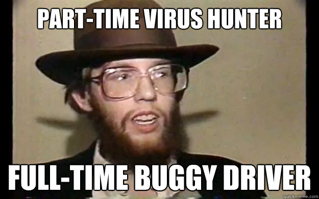 Part-time virus hunter Full-time buggy driver - Part-time virus hunter Full-time buggy driver  Virus Hunter