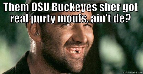 THEM OSU BUCKEYES SHER GOT REAL PURTY MOUFS, AIN'T DE?  Misc