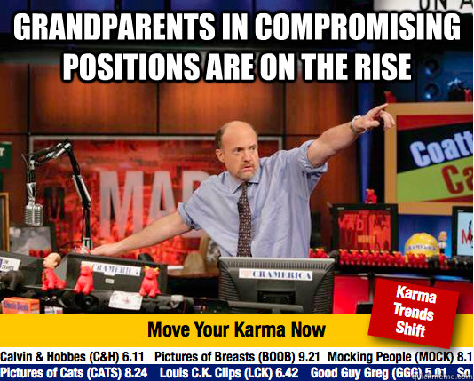 Grandparents in compromising positions are on the rise  - Grandparents in compromising positions are on the rise   Mad Karma with Jim Cramer