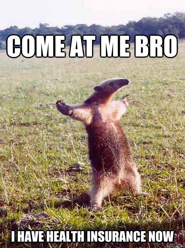 Come At Me Bro I have health Insurance now - Come At Me Bro I have health Insurance now  come at me bro anteater