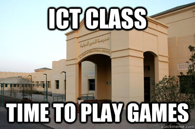 ICT Class Time to play games  