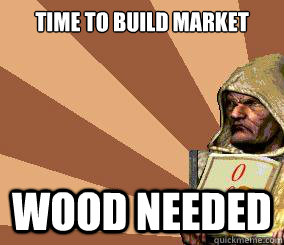 Time to build market Wood needed - Time to build market Wood needed  stronghold crusader