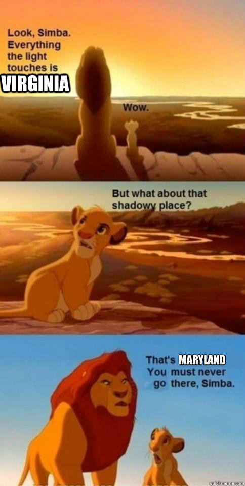 Virginia Maryland  Everything the Light Touches