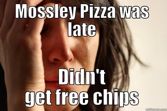 Matt Coombs Logic - MOSSLEY PIZZA WAS LATE DIDN'T GET FREE CHIPS First World Problems