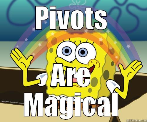 Rainbows! Rainbows! Rainbows! - PIVOTS ARE MAGICAL Spongebob rainbow