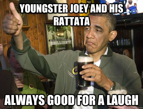 Youngster joey and his rattata always good for a laugh  Upvoting Obama