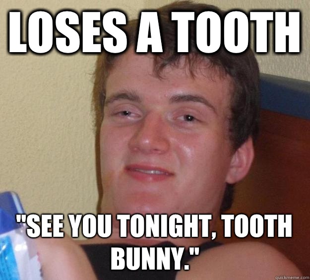 loses a tooth 