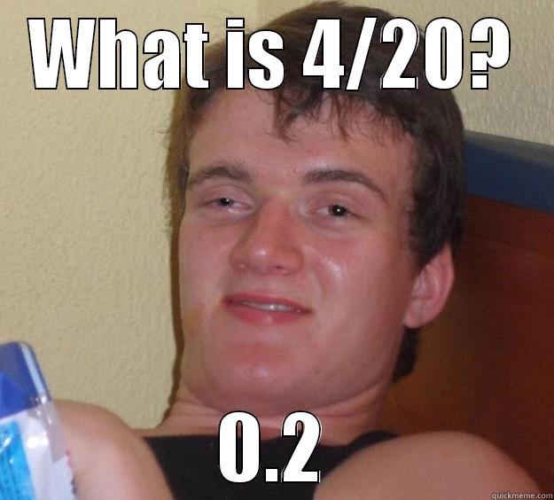 What is 4/20? - WHAT IS 4/20? 0.2 10 Guy