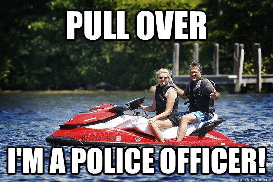 PULL OVER I'm a police officer! - PULL OVER I'm a police officer!  Out of Touch Mitt