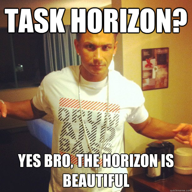 Task Horizon? yes bro, the horizon is beautiful  Caption 3 goes here - Task Horizon? yes bro, the horizon is beautiful  Caption 3 goes here  Drum and Bass Guy