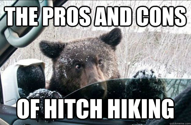 THE PROS AND CONS OF HITCH HIKING  Good Bear Greg