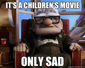 It's a children's movie Only sad  Disney Logic