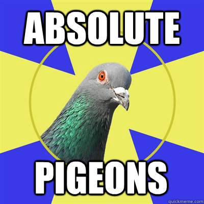 ABSOLUTE PIGEONS - ABSOLUTE PIGEONS  Religion Pigeon